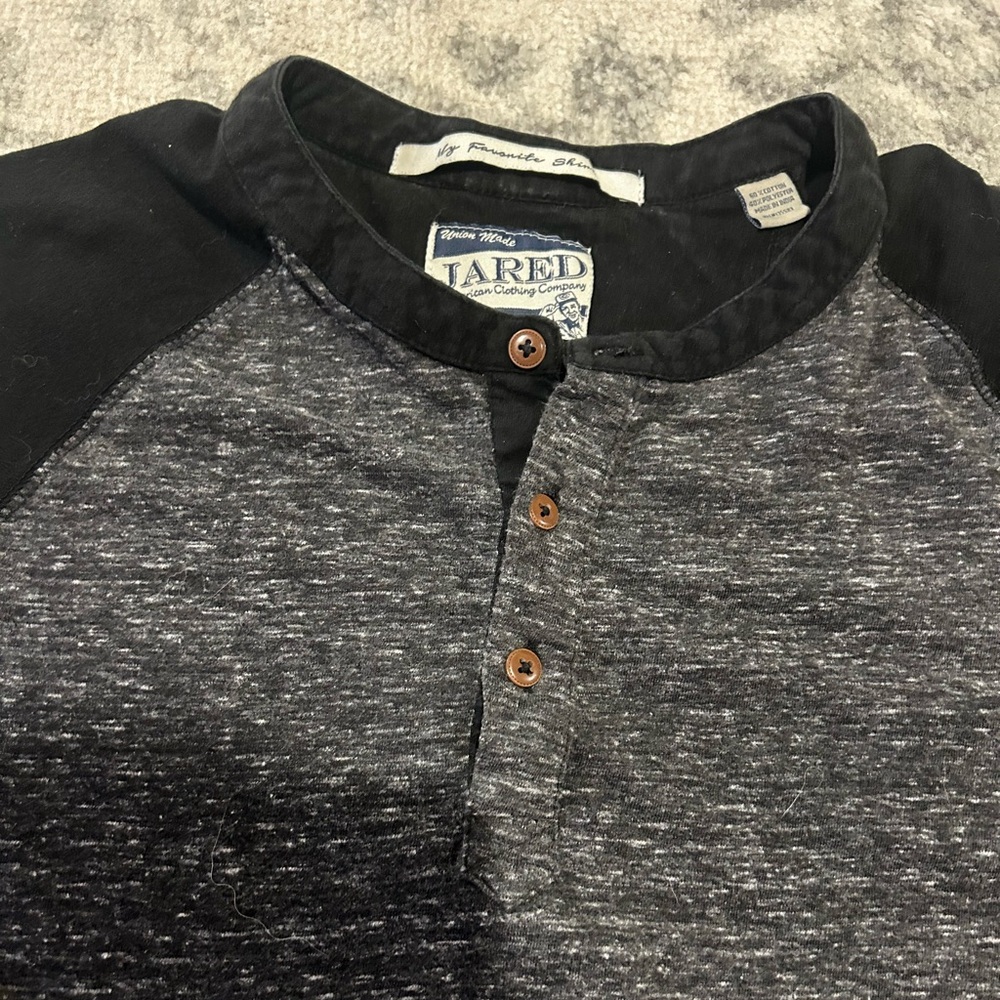 Henley Baseball Tee long sleeve men’s shirt - Picture 4 of 10
